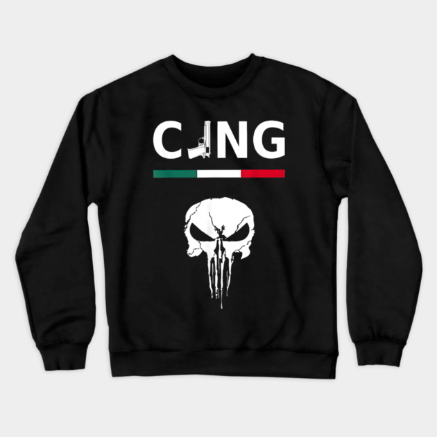 El Mencho Cjng - El Sanchez Mexican Shirt Crewneck Sweatshirt by Donald's Store 2