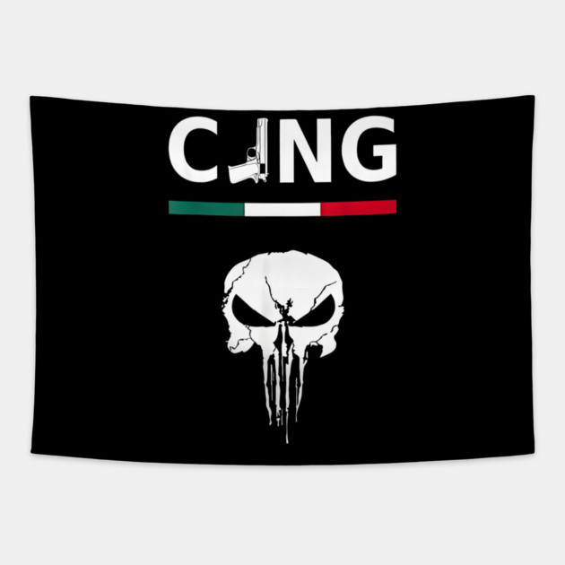 El Mencho Cjng - El Sanchez Mexican Shirt Tapestry by Donald's Store 2