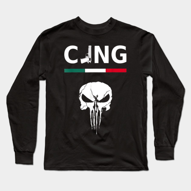 El Mencho Cjng - El Sanchez Mexican Shirt Long Sleeve T-Shirt by Donald's Store 2