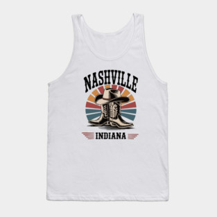 Nashville-Indiana-Western-Boots-Vintage Tank Top