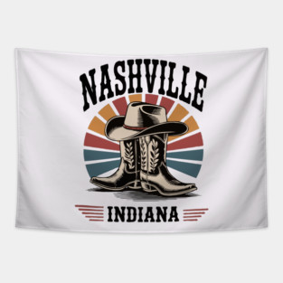 Nashville-Indiana-Western-Boots-Vintage Tapestry