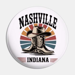 Nashville-Indiana-Western-Boots-Vintage Pin