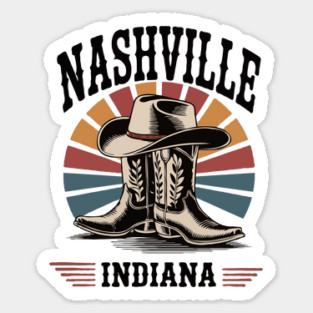 Nashville-Indiana-Western-Boots-Vintage Magnet