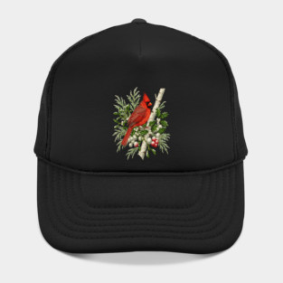 Northern Cardinal Winter Bird Hat