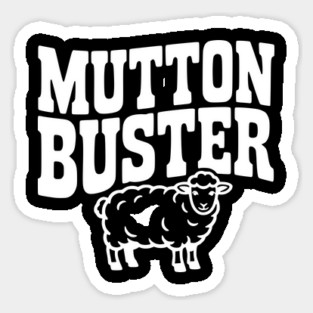 Mutton Buster Sticker