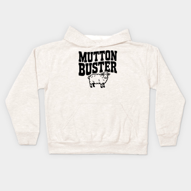 Mutton Buster Kids Hoodie by Frank Ring