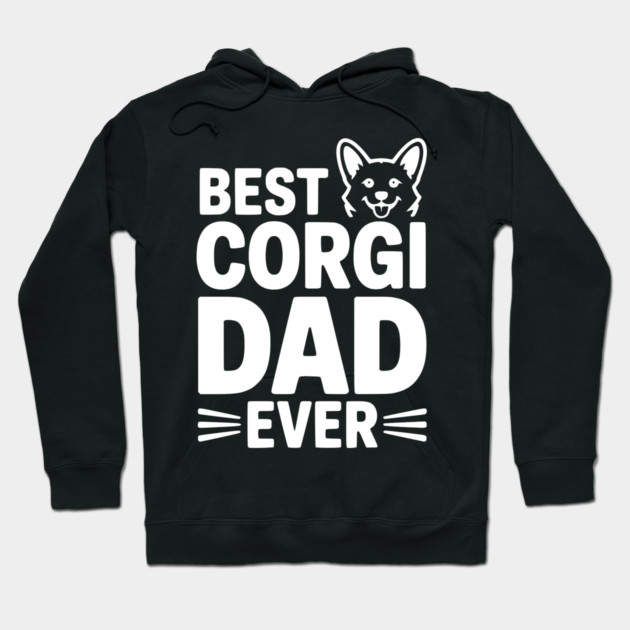 Best Corgi Dad Ever Hoodie by Frank Ring