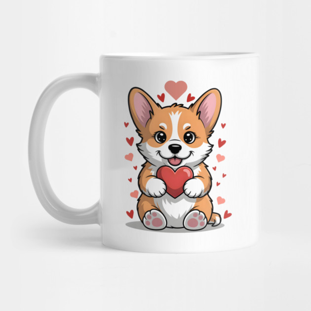 Corgi dog mom mug design