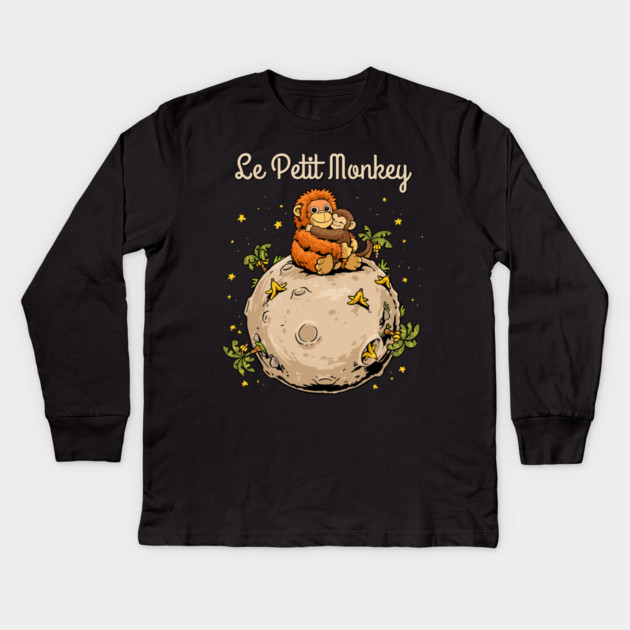Le Petit Monkey Kids Long Sleeve T-Shirt by GoshWow®