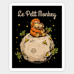 Le Petit Monkey Sticker