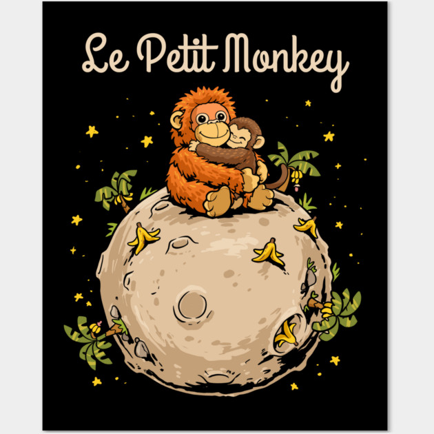 Le Petit Monkey Wall Art by GoshWow®