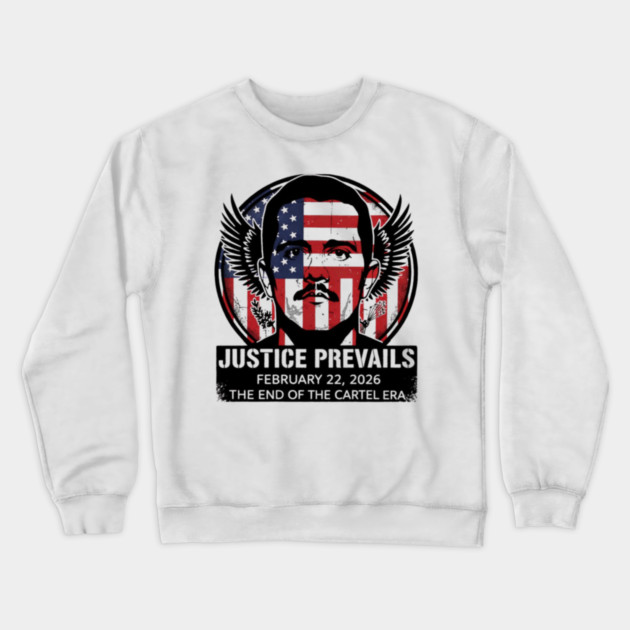 Pray For Mexico el mencho Crewneck Sweatshirt by Donald's Store 2