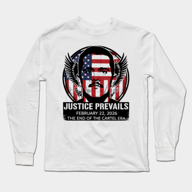 Pray For Mexico el mencho Long Sleeve T-Shirt by Donald's Store 2