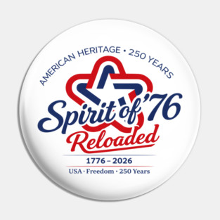 Spirit of 76 Reloaded Pin