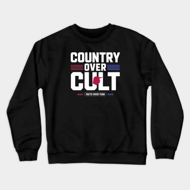 Country Over Cult Crewneck Sweatshirt by Charles's Store 8
