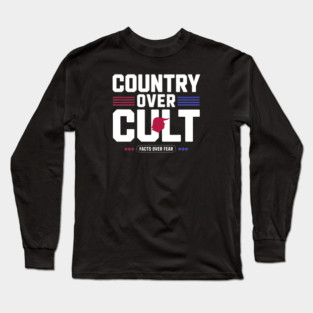 Country Over Cult Long Sleeve T-Shirt