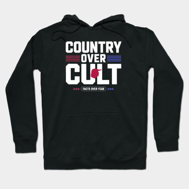 Country Over Cult Hoodie by Charles's Store 8