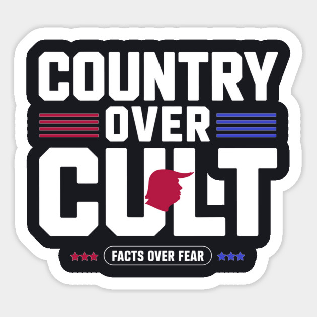 Country Over Cult Sticker by Charles's Store 8