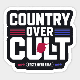 Country Over Cult Magnet