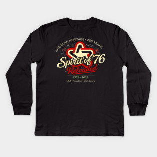 Spirit of 76 Reloaded Kids Long Sleeve T-Shirt