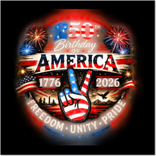 Americas Birthday Posters and Art