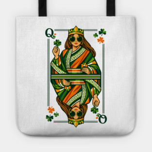 Irish Queen of Clubs St Patrick’s Day Tote
