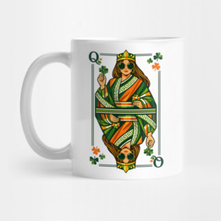 Irish Queen of Clubs St Patrick’s Day Mug