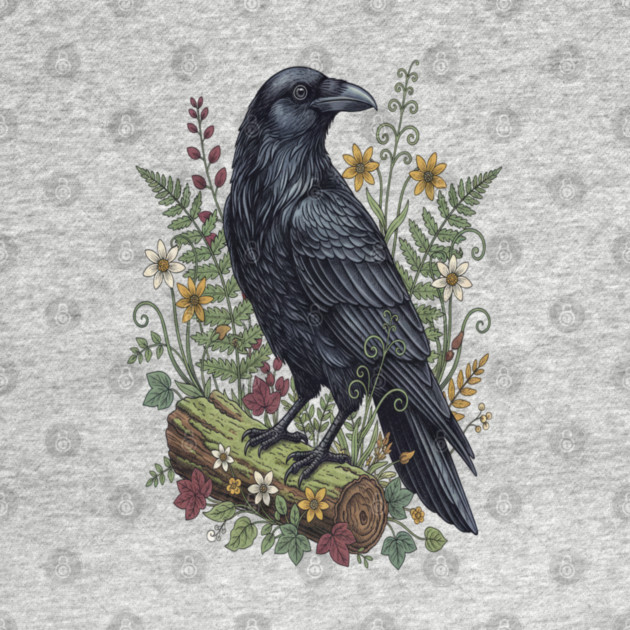 Raven Woodland Wildlife by BirdsnStuff