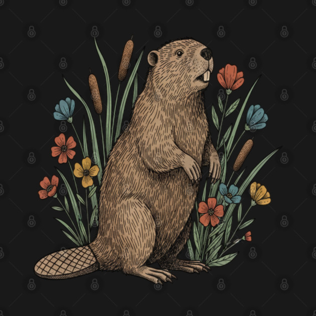 Beaver Wetland Wildlife by BirdsnStuff