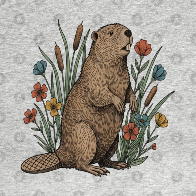 Beaver Wetland Wildlife by BirdsnStuff