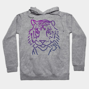 Blue Tiger Hoodie
