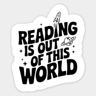 Reading is Out of This World Magnet