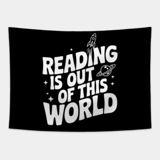 Reading is Out of This World Tapestry