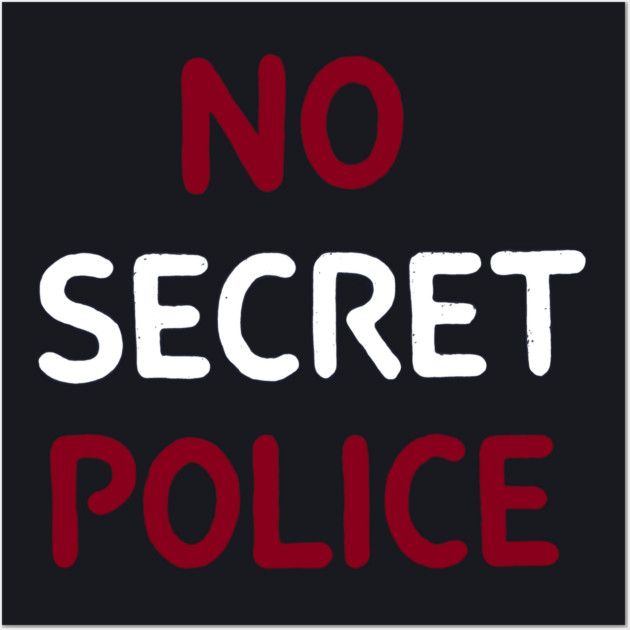 No Secret Police Wall Art by Charles's Store 8