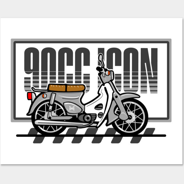 Honda C90 Wall Art by monsalveautos