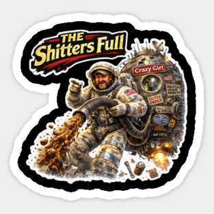 Space Shitter's Full Sticker