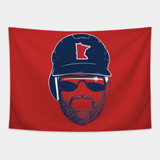 MN Baseball Beard Tapestry