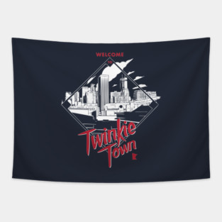Welcome to Twinkie Town Tapestry