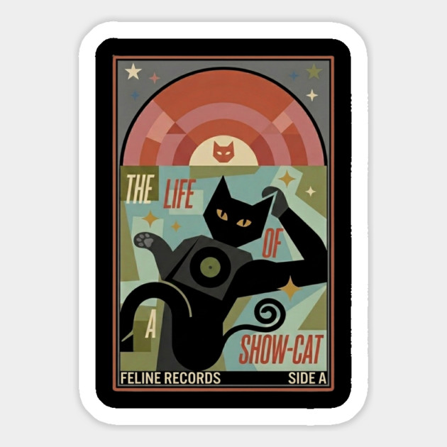 THE LIFE OF A SHOW CAT Magnet by Cataura