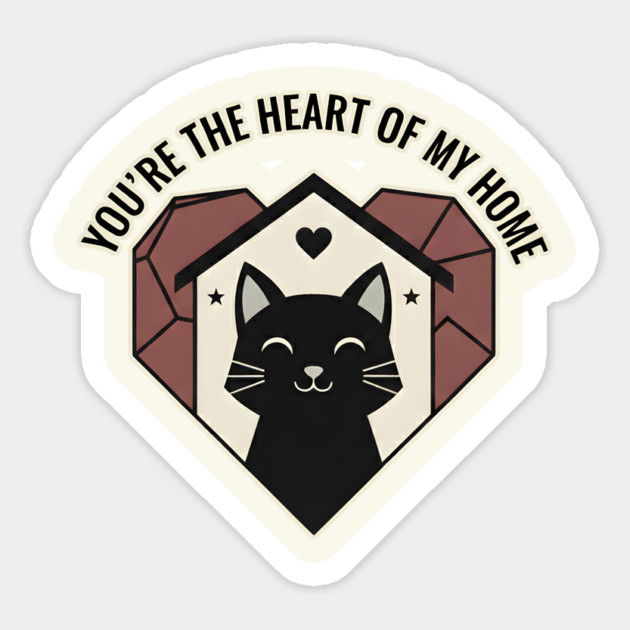 YOU ARE THE HEART OF MY HOME Magnet by Cataura