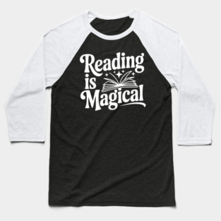 Reading is Magical Baseball T-Shirt