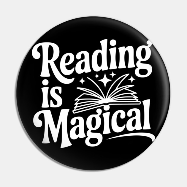 Reading is Magical Pin by Frank Ring