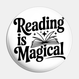 Reading is Magical Pin