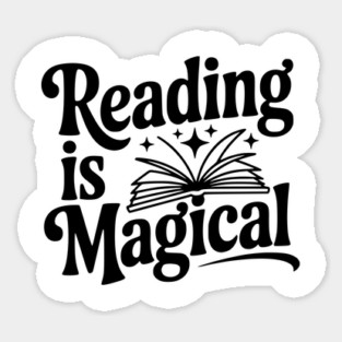 Reading is Magical Sticker