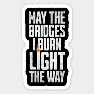 Illumination Through Departure Sticker