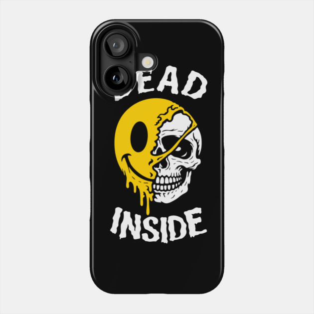 Dead Inside Existential Dread Emotional Burnout Phone Case by Anticorporati