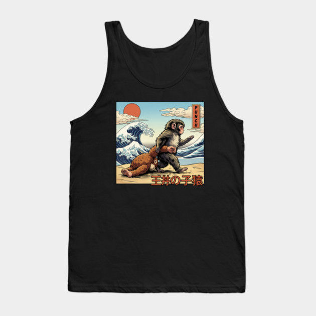 Punch-Monkey Tank Top by JessArty