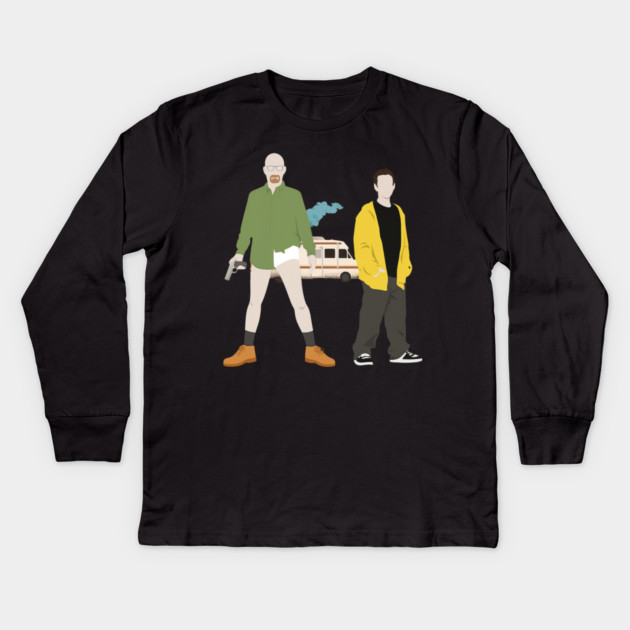 Breaking Bad Minimalistic Kids Long Sleeve T-Shirt by Tv Moments