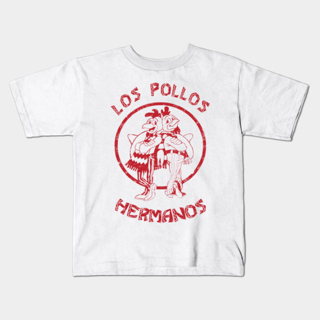 Los Pollos Hermanos Red Logo Kids T-Shirt by Tv Moments