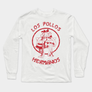 Los Pollos Hermanos Red Logo Long Sleeve T-Shirt